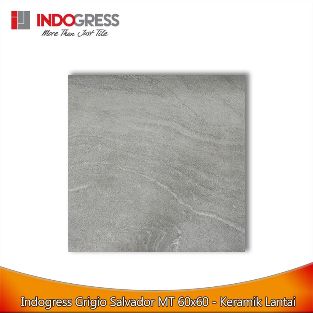 Indogress Grigio Salvador Mt 60x60 Kw1 Granit Lantai Shopee Indonesia