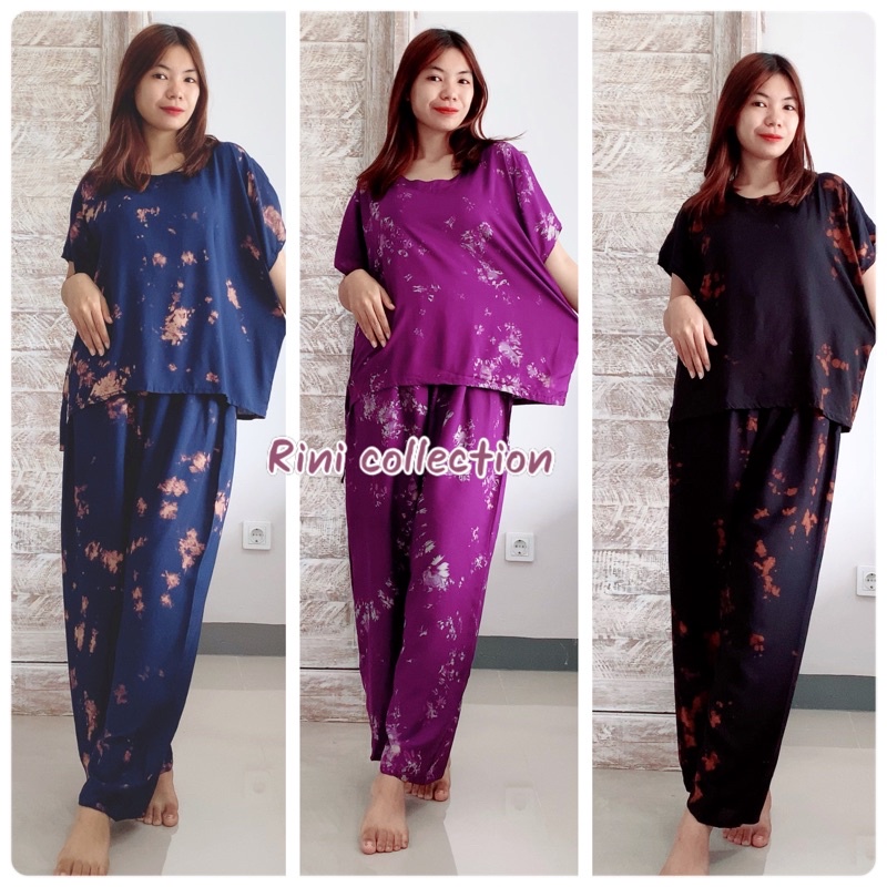 Babydoll Bali Motif Tie Dye