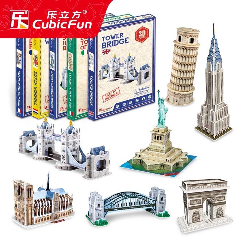 CubicFun 3D Puzzle Wonders of the World / Country Icon