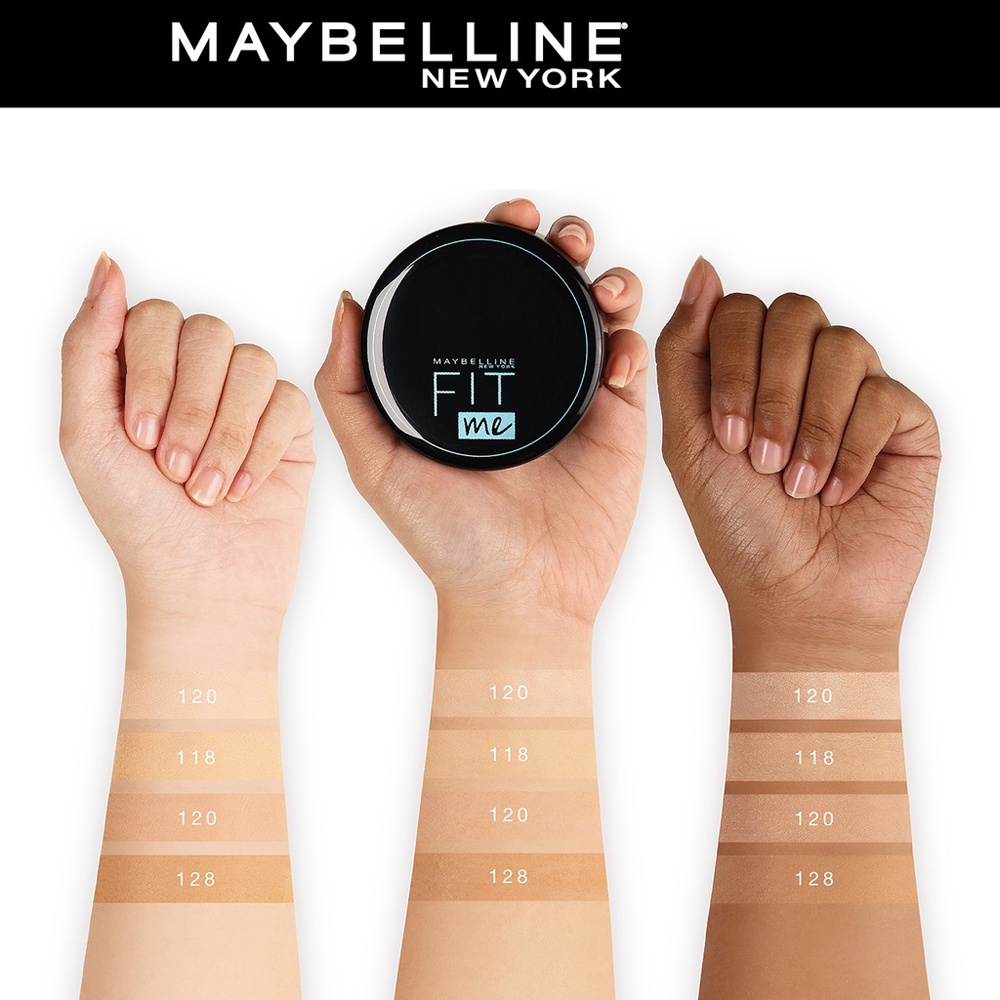 ❤ BELIA ❤ Maybelline Fit Me Series Matte + Poreless Foundation Pump | Compact Powder 12H SPF