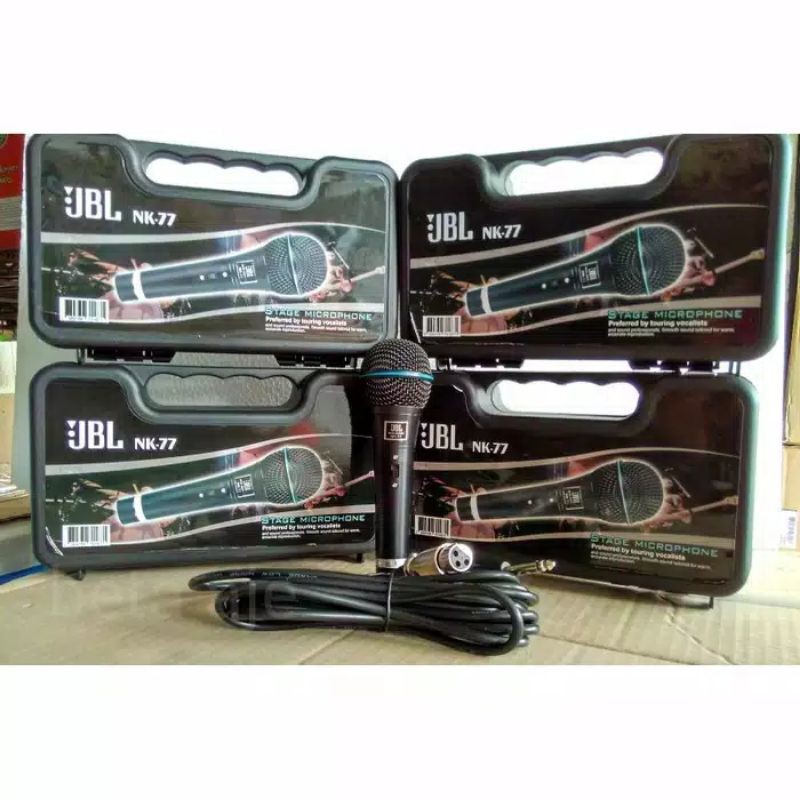 Mic JBL NK77 Koper / Microphone Murah JBL NK-77  / Mic Karaoke Kabel JBL NK 77 / Mic JBL KABEL NK77