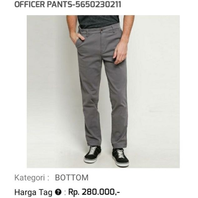 CELANA  OFFICER PRIA EMBA ORIGINAL