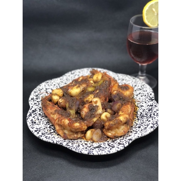 

Udang Jumbo Caramelized Butter iLovbster udang bumbu mentega bawang 1/2 kg isi 5-6