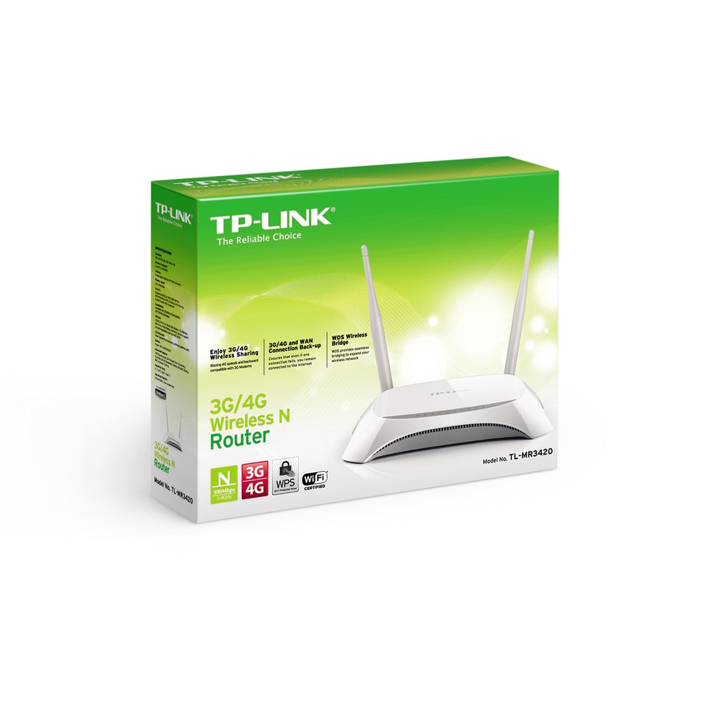 TP-LINK TL-MR3420 , Router 3G/4G Dua Antena Bagus MURAH Bergaransi
