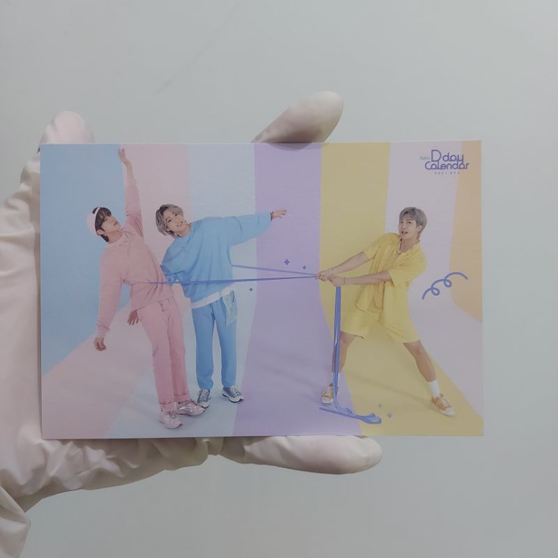 BTS OFFICIAL FESTA 2021 POSTCARD RM JIN SUGA JHOPE JIMIN TAEHYUNG JUNGKOOK PHOTOSTRIP BTS