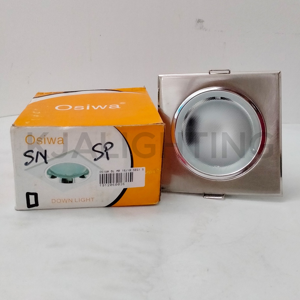 LAMPU DOWNLIGHT MR16 KOTAK KACA MINIMALIS SL-030 OSIWA