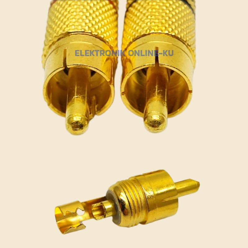 JECK JEK RCA GOLD EMAS (1SET)