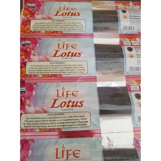 Per Renteng Dupa Hio Lotus Paket isi 6 Pcs By Darshan Life India Batang Warna Hitam Wanginya Menenangkan