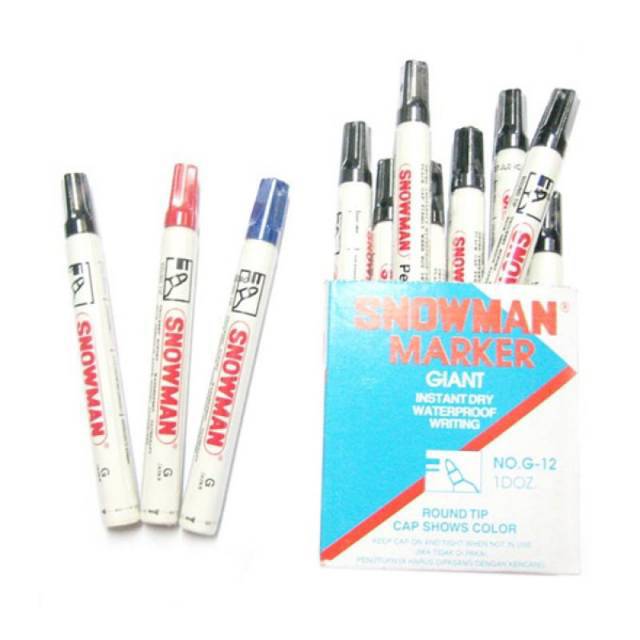 

SPIDOL PERMANENT SNOWMAN MARKER TIPE G NO. G-12