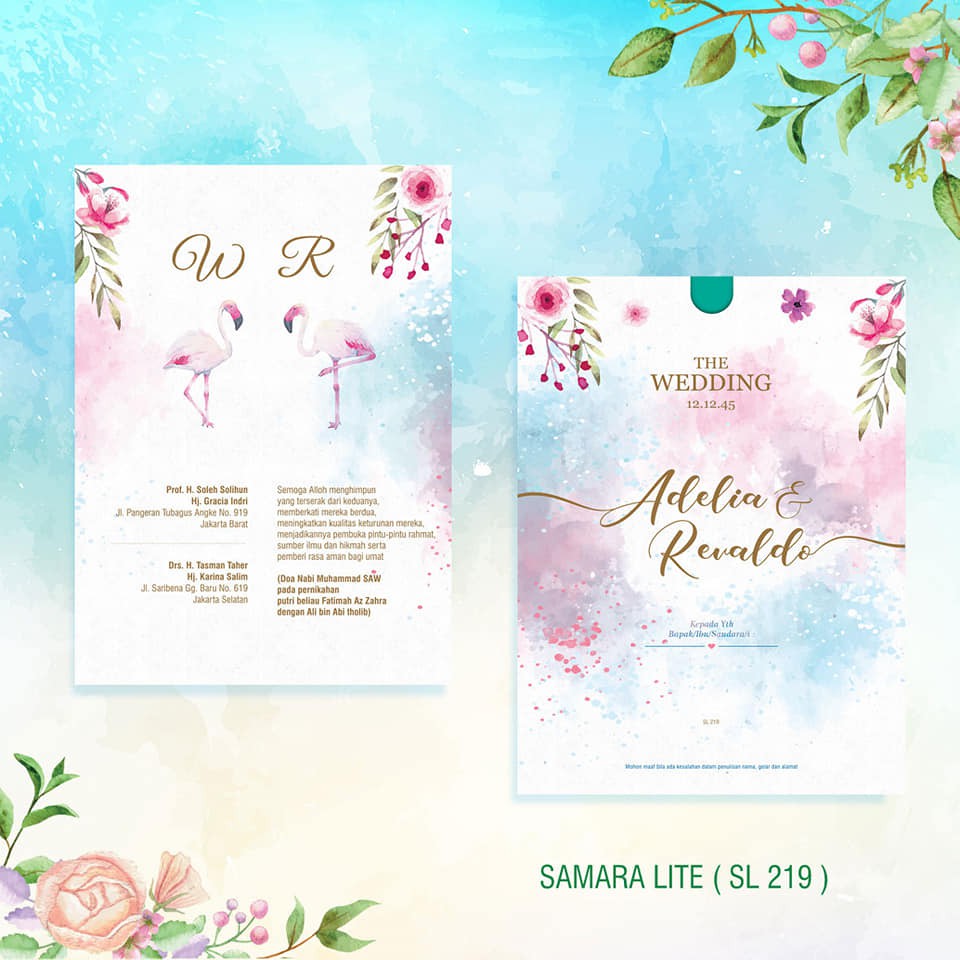 SAMARA LITE (SL 219) Blanko Undangan | Undangan Murah