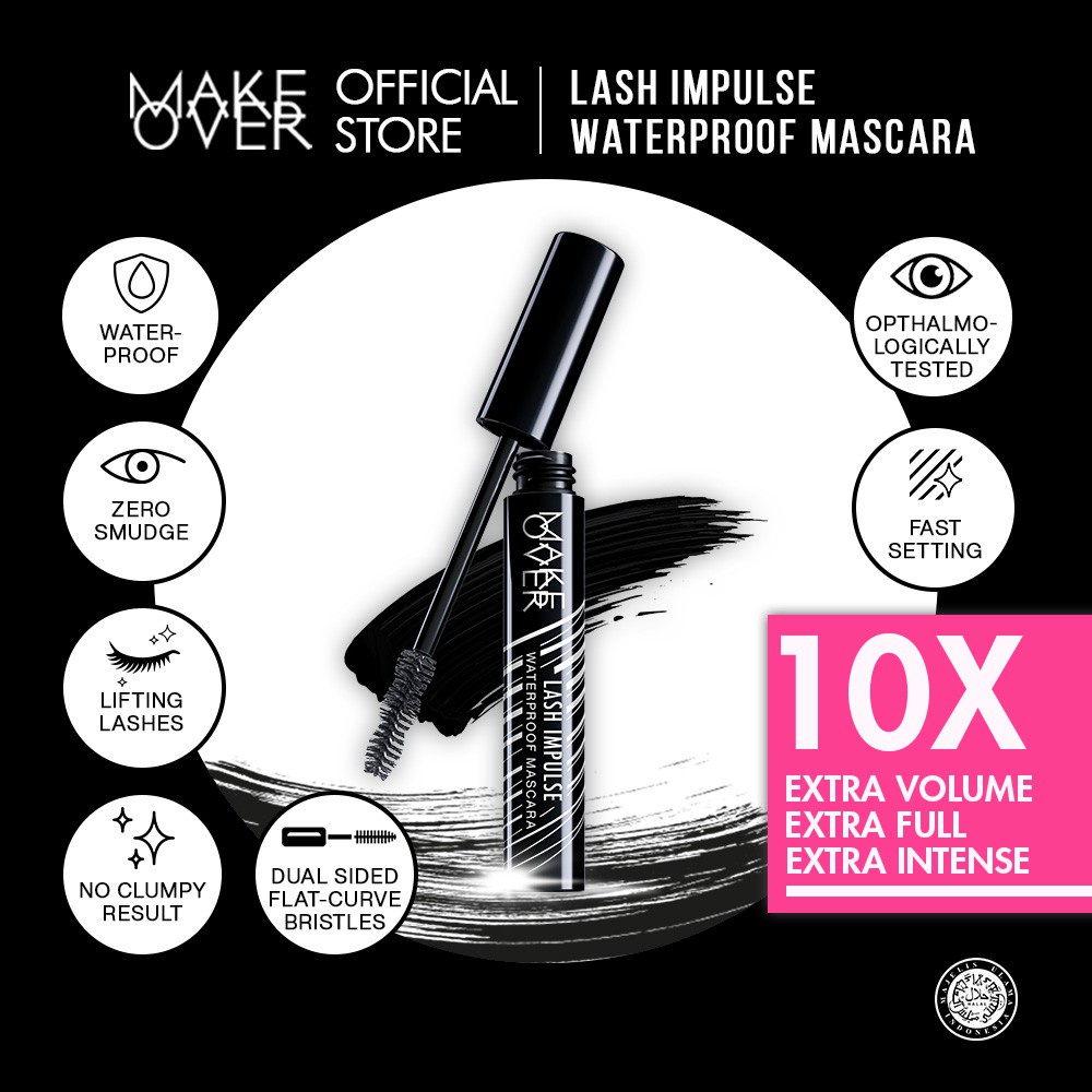 MAKE OVER Lash Impulse Waterproof Mascara 9ml