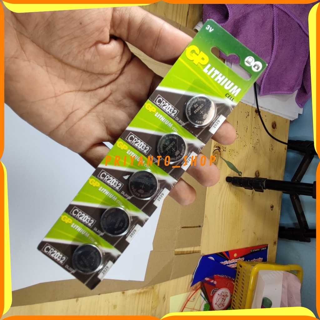 Batu Battery Baterai lithium 3V CR2032 CR 2032 Kualitas Bagus