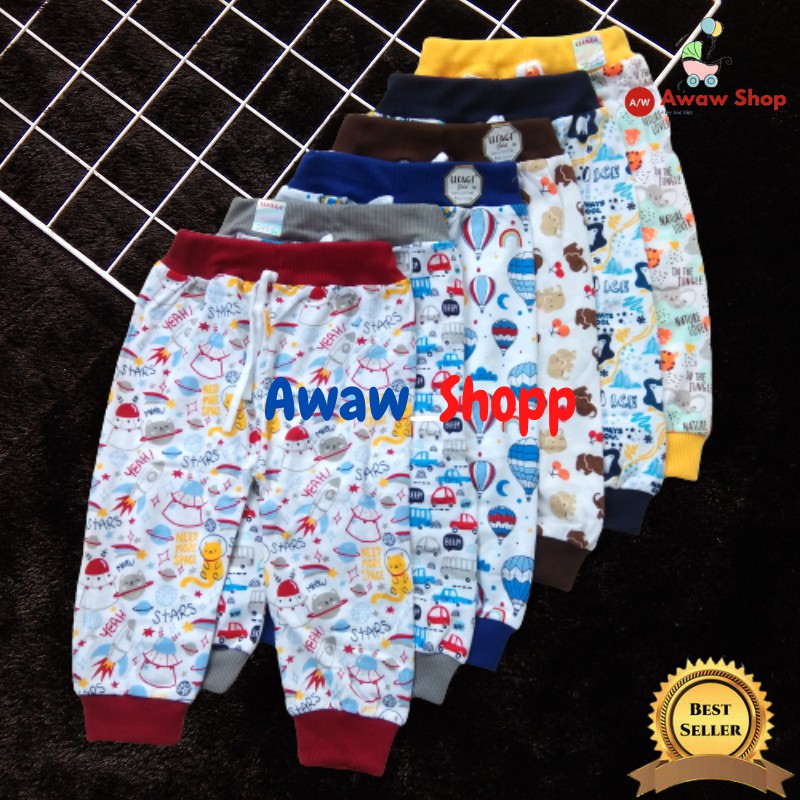 USAGI Celana Boxer Panjang Anak-anak / Bayi Motif Print SNI Uk. S - XL