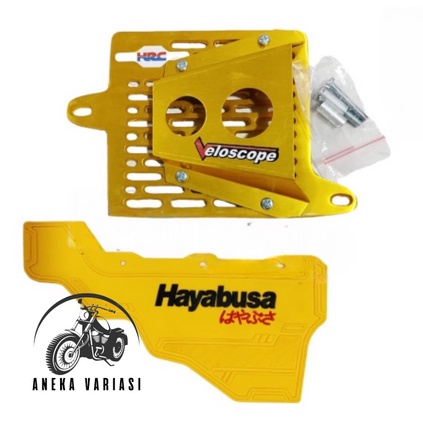 paket Cover Radiator Vario 160 new + mudflap hayabusa vario 160