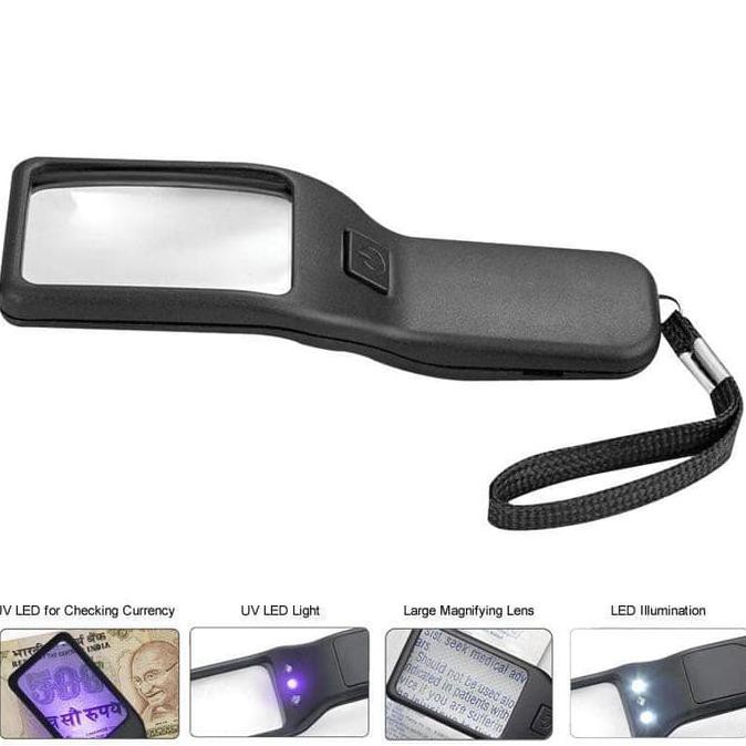 

Terlaris KACA PEMBESAR LAMPU 5x | MAGNIFIER 5X ZOOM BW 017 with LED UV Light Baru