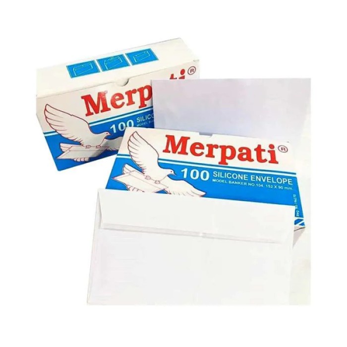 

Amplop Putih Merpati Polos No 104 ORIGINAL