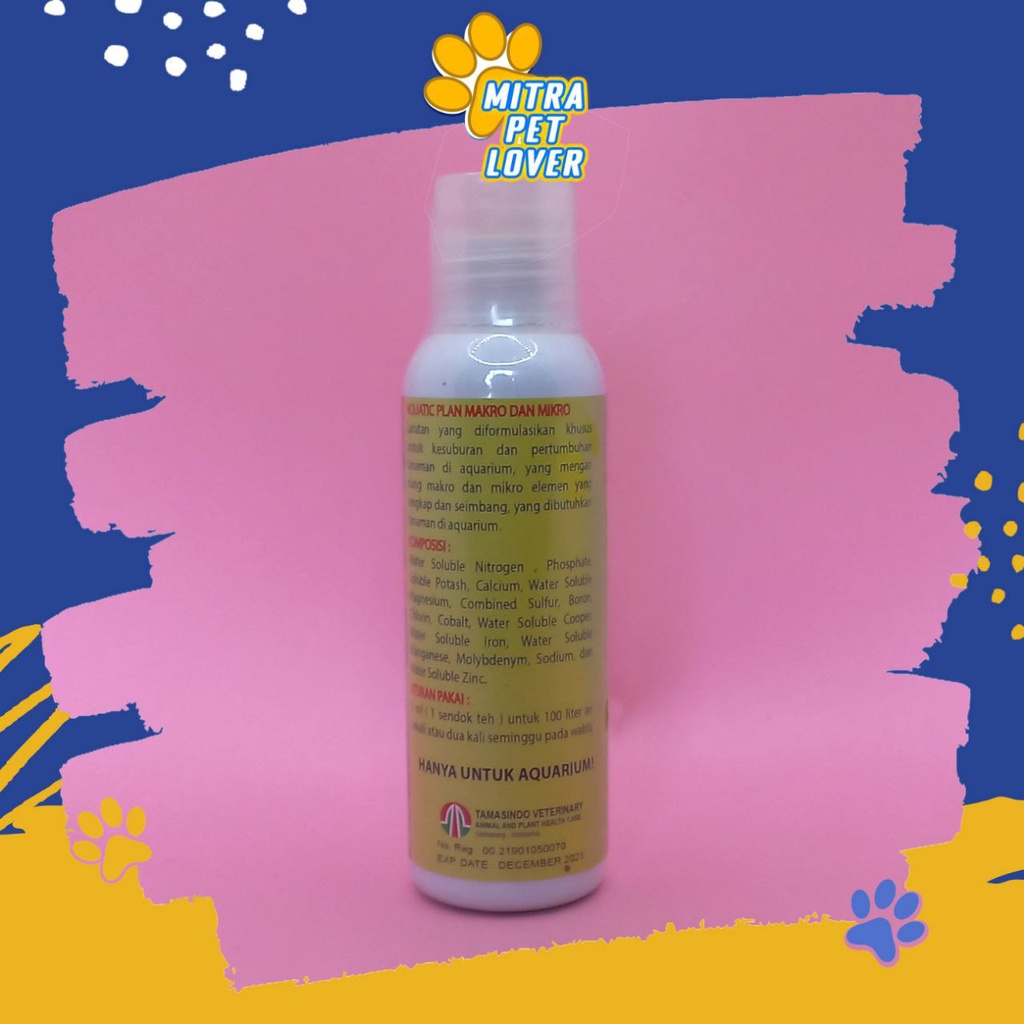 PUPUK AQUATIC SPRAY TANAMAN 120 ML SUPLEMEN UNTUK PENYUBUR DAUN PERAWATAN AKAR DAN BUNGA PET ANIMAL AND PLANT HEALTHCARE AND VETERINARY TAMASINDO OBAT PERAWATAN KESEHATAN DAN VITAMIN TERNAK HEWAN BINATANG PELIHARAAN TANAMAN HIAS MITRAPETLOVER