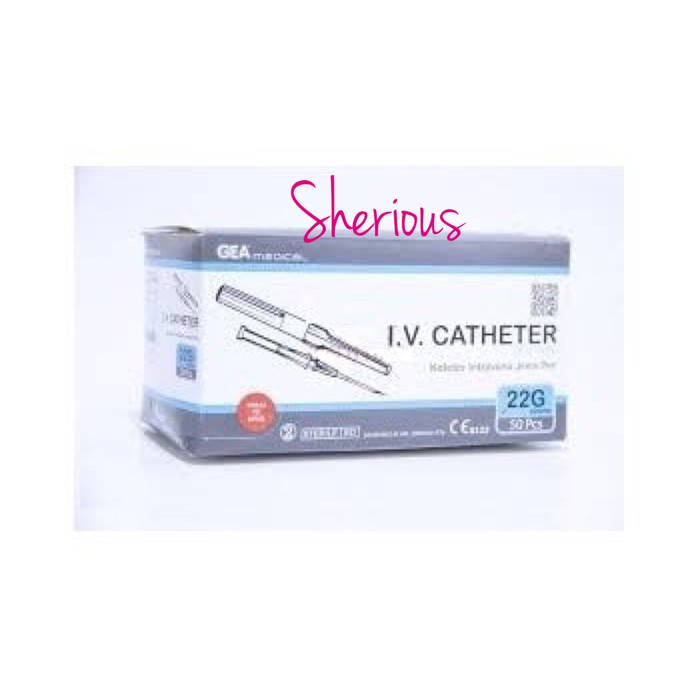Jual Gilaa!!! Iv Catheter Pen Merk Gea Ukuran 22G I.V Catheter Pen