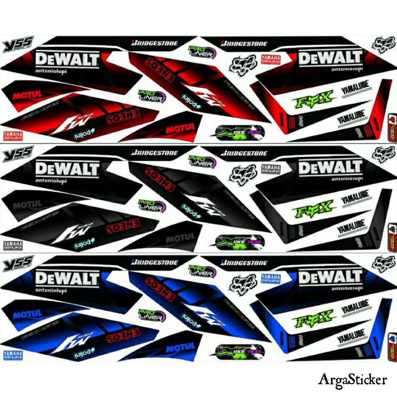 Stiker Motor X ride 125 Striping X ride 125 Variasi Sticker Motor