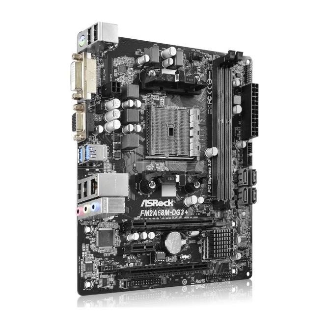 Asrock Fm2A68M-Dg3+ (Fm2+, Amd A68H, Ddr3)