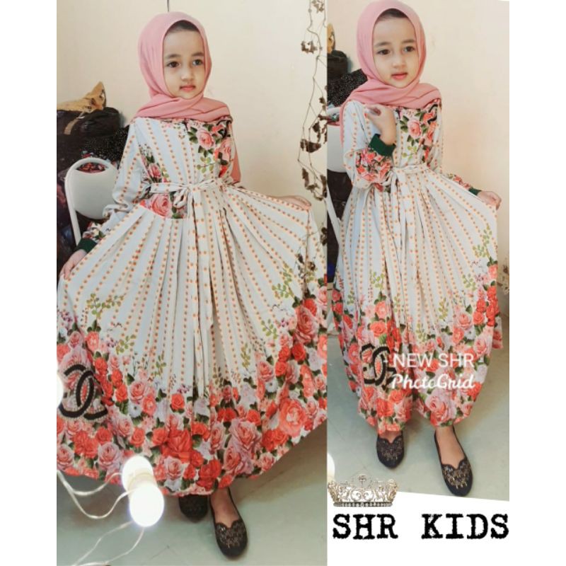 Flower Maxi dress crep strech original SHR