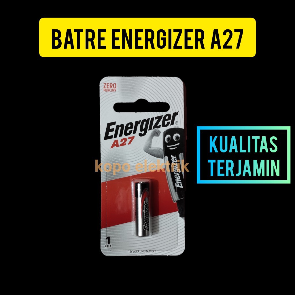 Batre / Batere / Baterai A27 Energizer Alkaline Original