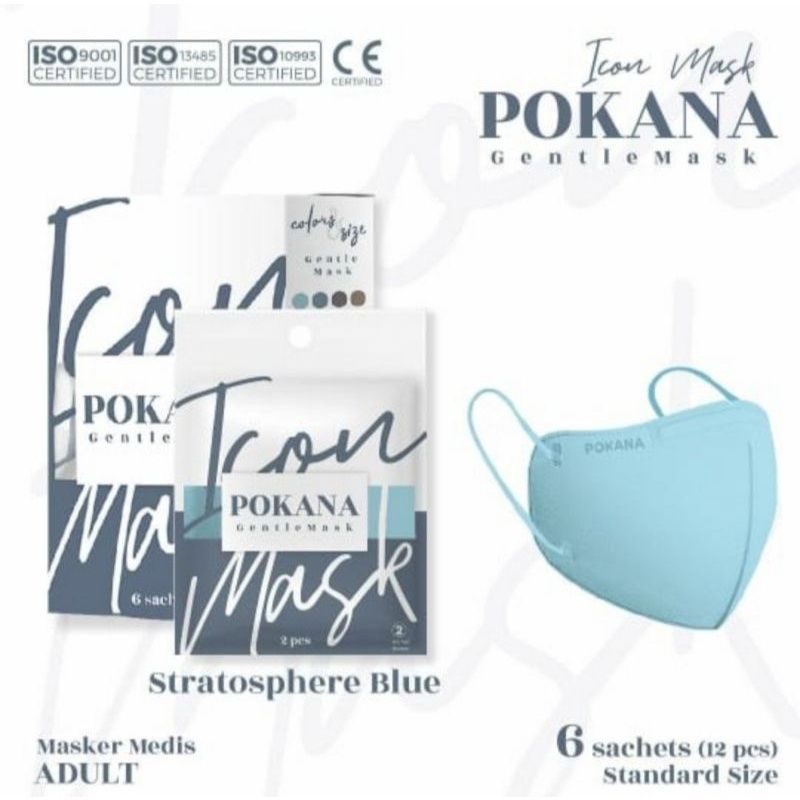 Pokana Icon Gentle Mask 4ply medical mask per box