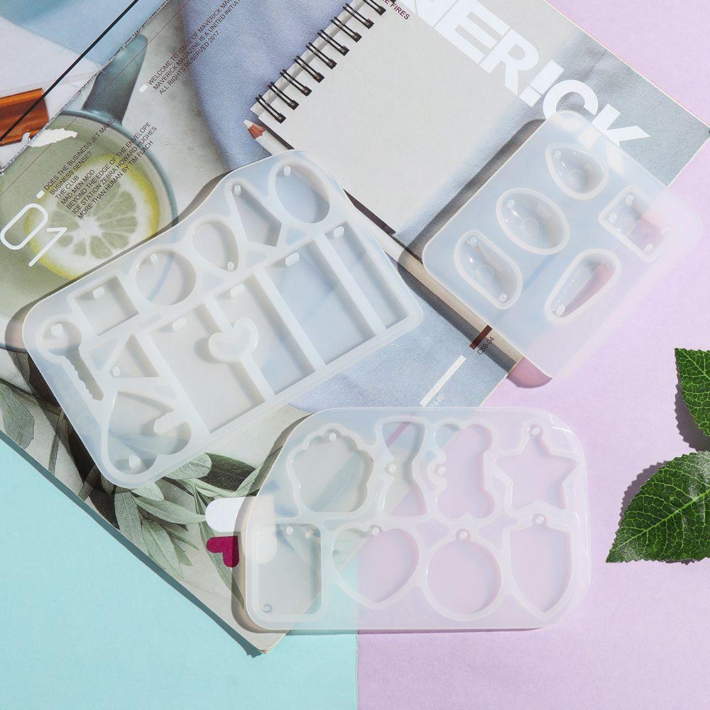 R-bunga Liontin Resin Cetakan Handmade Kerajinan Tangan Membuat Gantungan Kunci Gelang Kristal Silikon