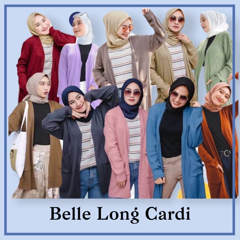 CARDIGAN PANJANG WANITA LONG CARDY