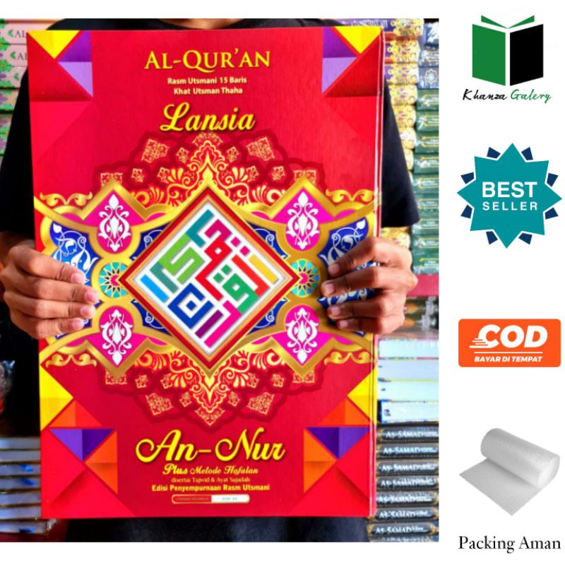 Al-quran Super Jumbo Lansia Al-quran Besar Khat Utsmani Non Terjemah A3