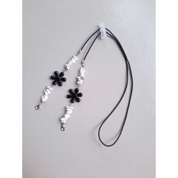 Strap  Masker 2in1 Batu Kerikil  | Strap Masker Batu Pecah Belah