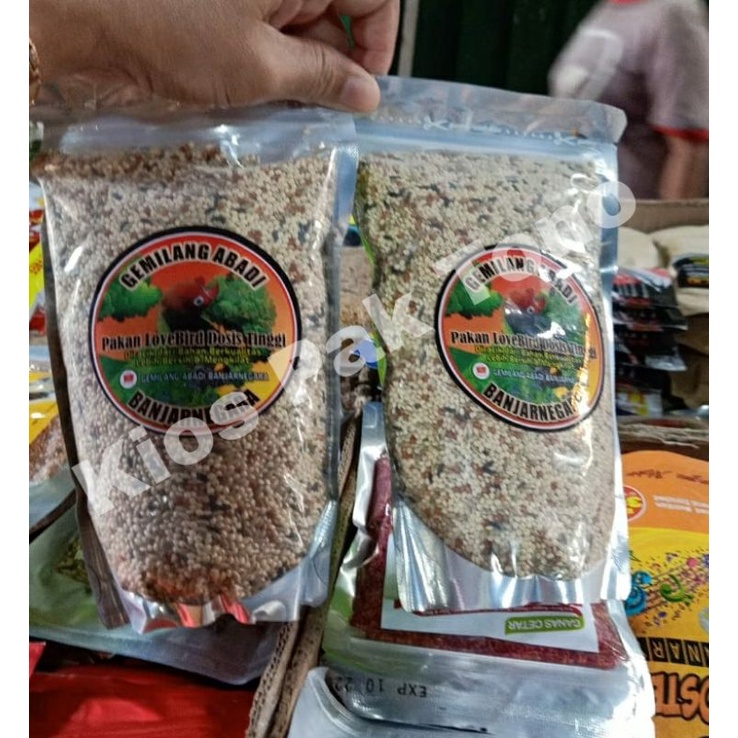 Pakan Burung Lovebird Gemilang Abadi Banjarnegara