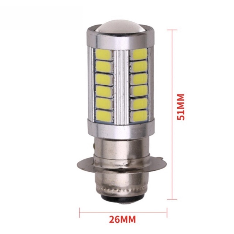 Lampu Led Motor Depan bebek matic 33 Mata Titik Sangat Terang Sinar Fokus Grade A Halogen H6