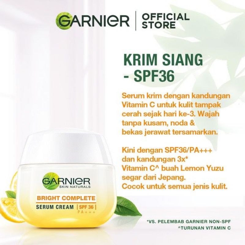 GARNIER BRIGHT  COMPLETE VIT C CREAM 50ML