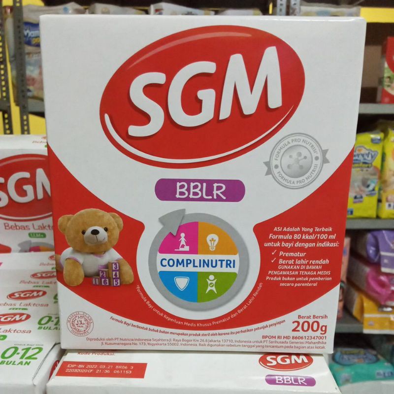 

SGM BBLR COMPLINUTRI 200G