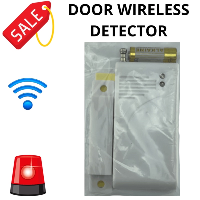 alarm sensor pintu windows detector wireless