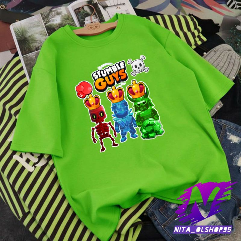 stumble guys baju kaos anak atasan anak laki laki stumble guys premium spesial