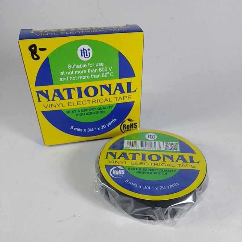 

Lakban Solasi Isolasi National Nasional Electrical Tape Kabel Listrik