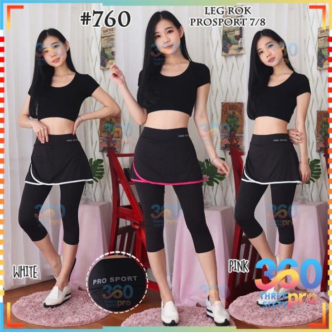 Celana Rok Legging Wanita Sport Olahraga Senam Import /Leging Muslimah -Hot Promo