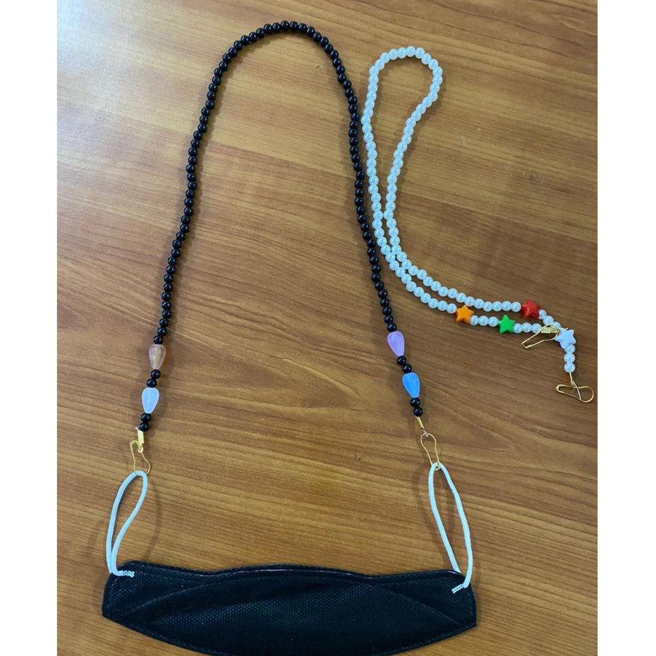 Tali Masker Mutiara / Gantungan Masker / tali masker korea / kalung mutiara