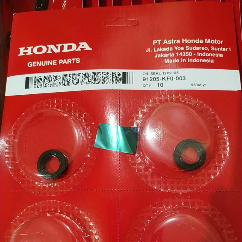 seal radiator seal as waterpump ORI 91205-KF0-003, CB150R CBR150R CS1 SONIC 150R CBR250R 100% original AHM