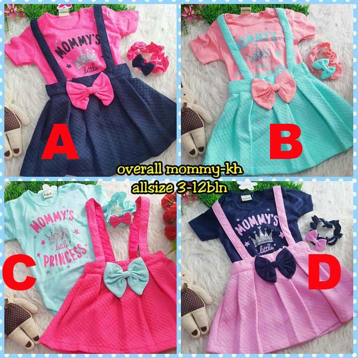 Baju Setelan Jumper Bayi Baju Anak Bayi Cewek Perempuan Lucu Murah Overall Fashion Pergi Mum Princes