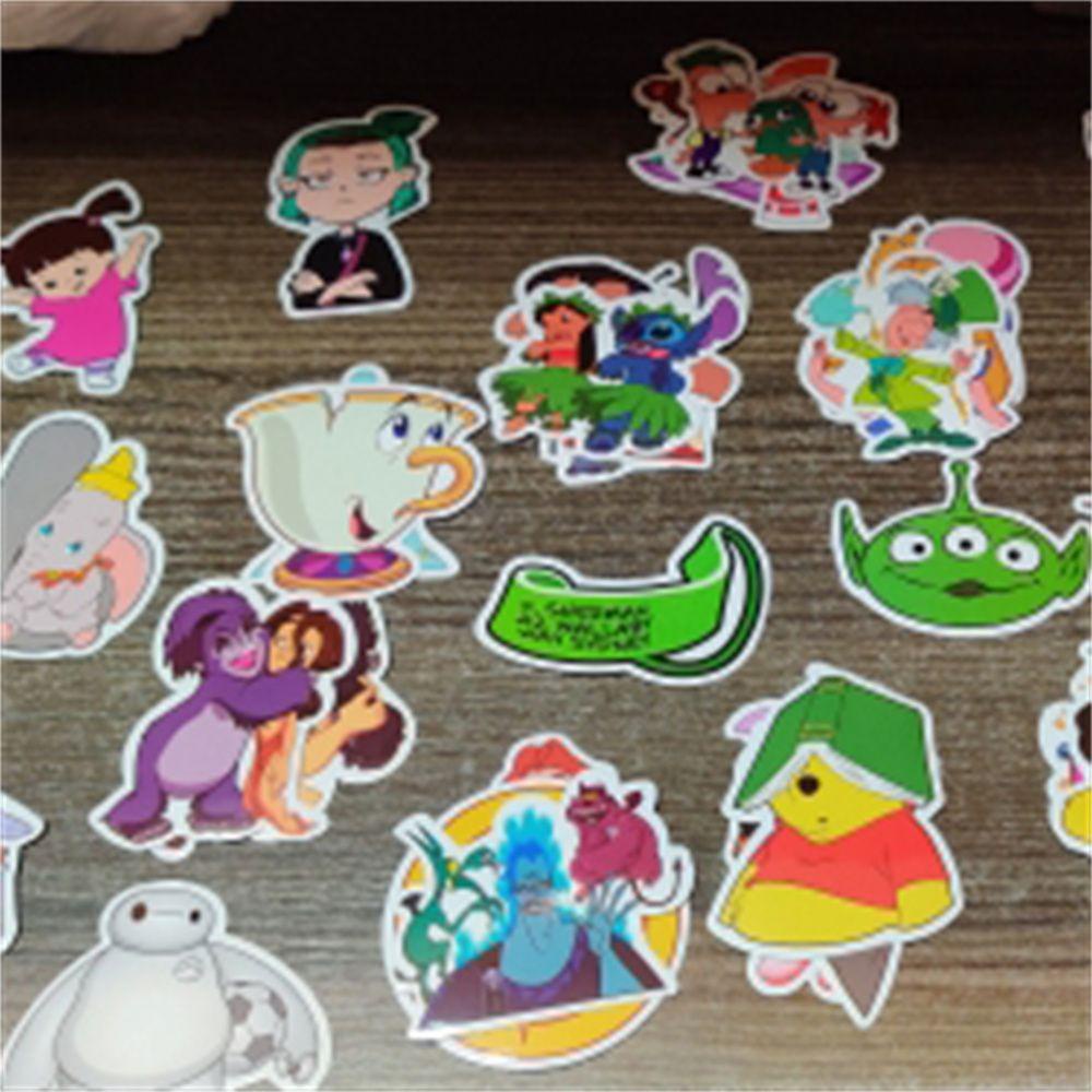Lanfy Stiker Anime 50Pcs/Lot DIY Mainan Laptop Decals Notebook Skateboard Stiker Poster