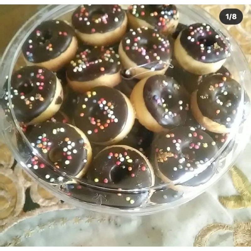 

KUE COKLAT BENTUK DONAT