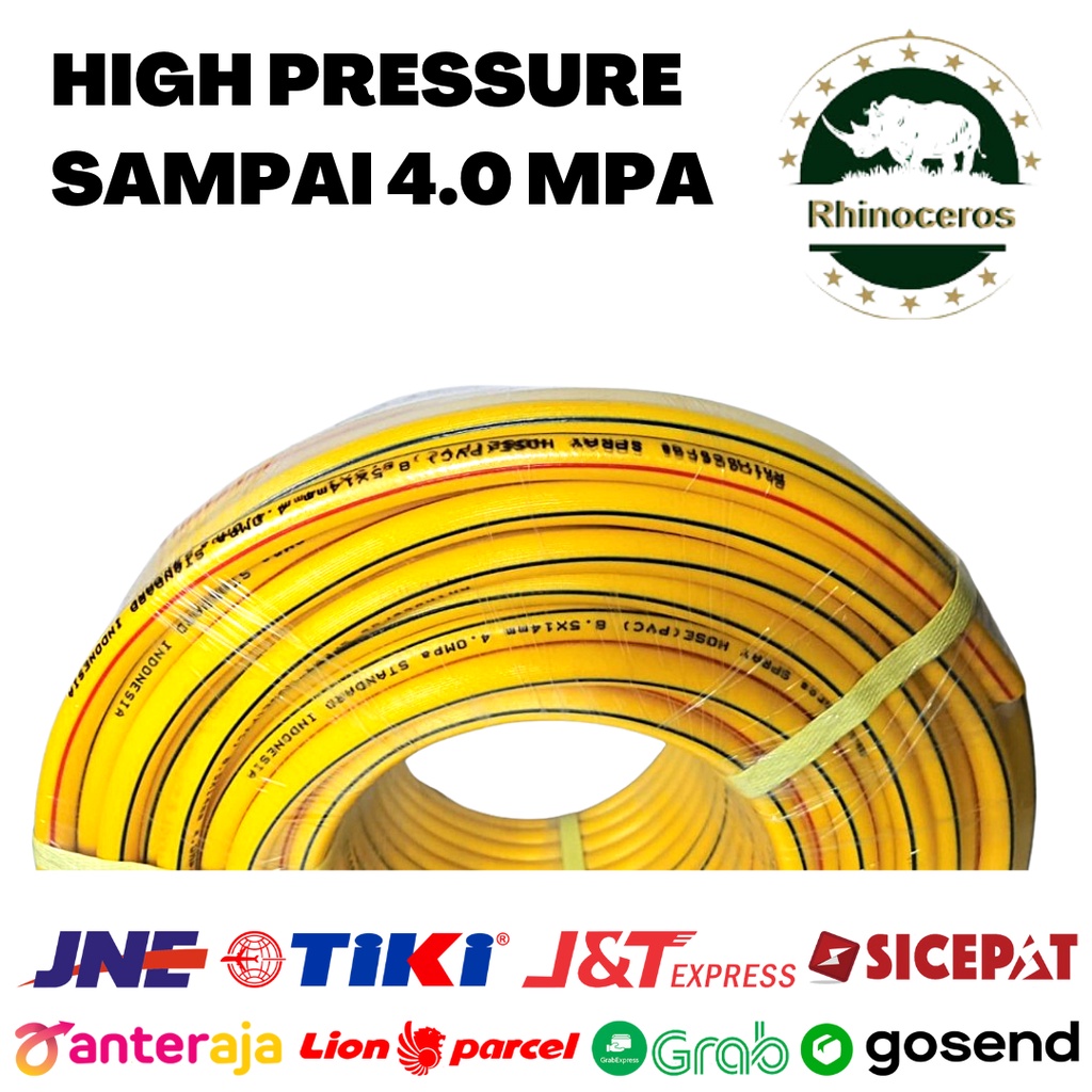 Selang Kompresor Kuning PERMETER RHINOCEROS Selang Angin Kompresor