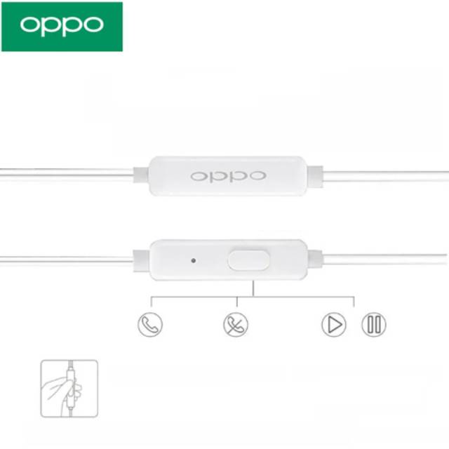 Headset OPPO MH133 R9 Original 100% Earphone Handsfree Non Karet MH-133