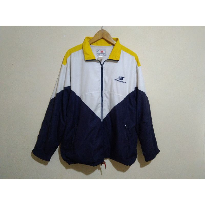 jaket vintage / jaket newbalance / jaket color block / newbalance second
