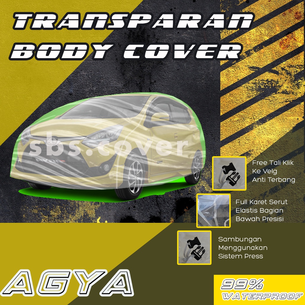 Body Cover Mobil AYLA Sarung Mobil Ayla/Agya Mantel Penutup Mobil Ayla Termurah Mantol Mobil Ayla/brio/brio lama/new brio/all new brio/brio rs/brio satya/jazz