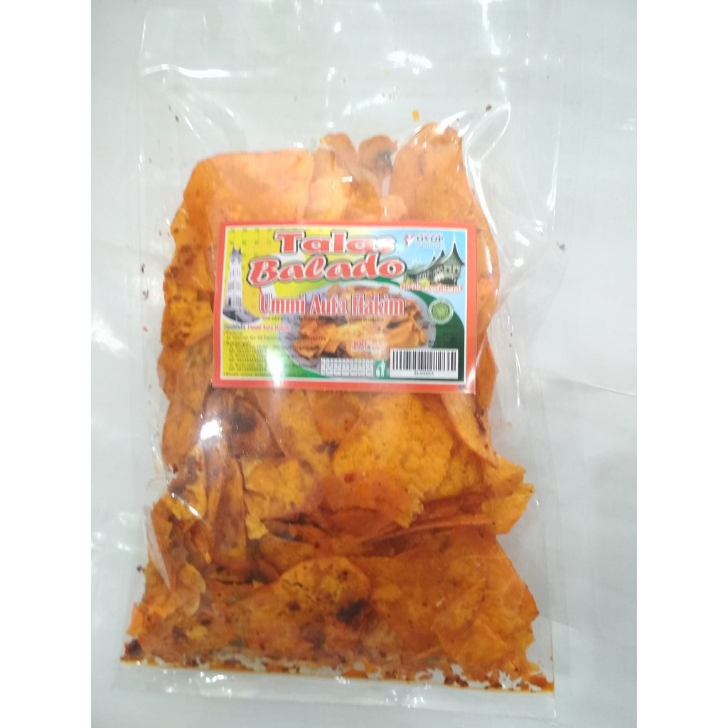 

Keripik Talas Balado Pedas Ummi Aufa Hakim Khas Padang 200 gram