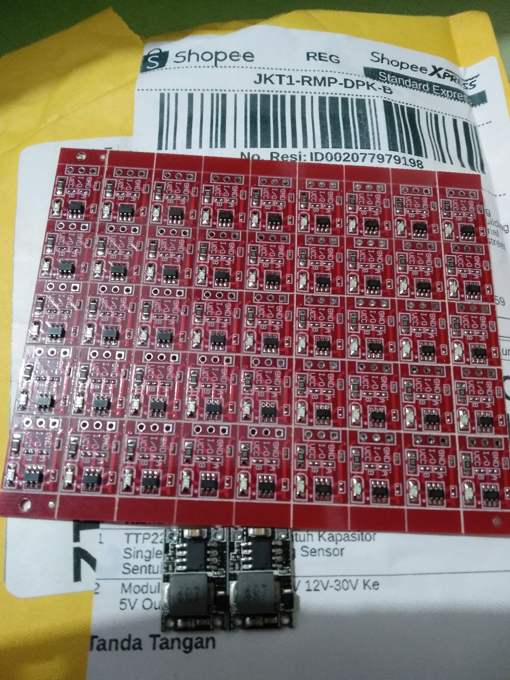 Wisonda  Ttp223 Modul Tombol Sentuh Kapasitor Single Channel Self-locking Sensor Sentuh